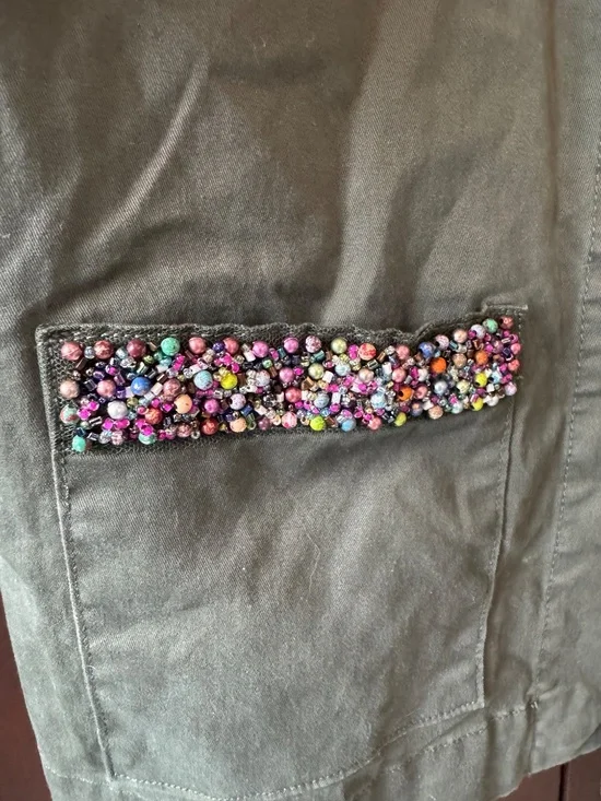 Army Green Field Jacket - Picture 3 of 3